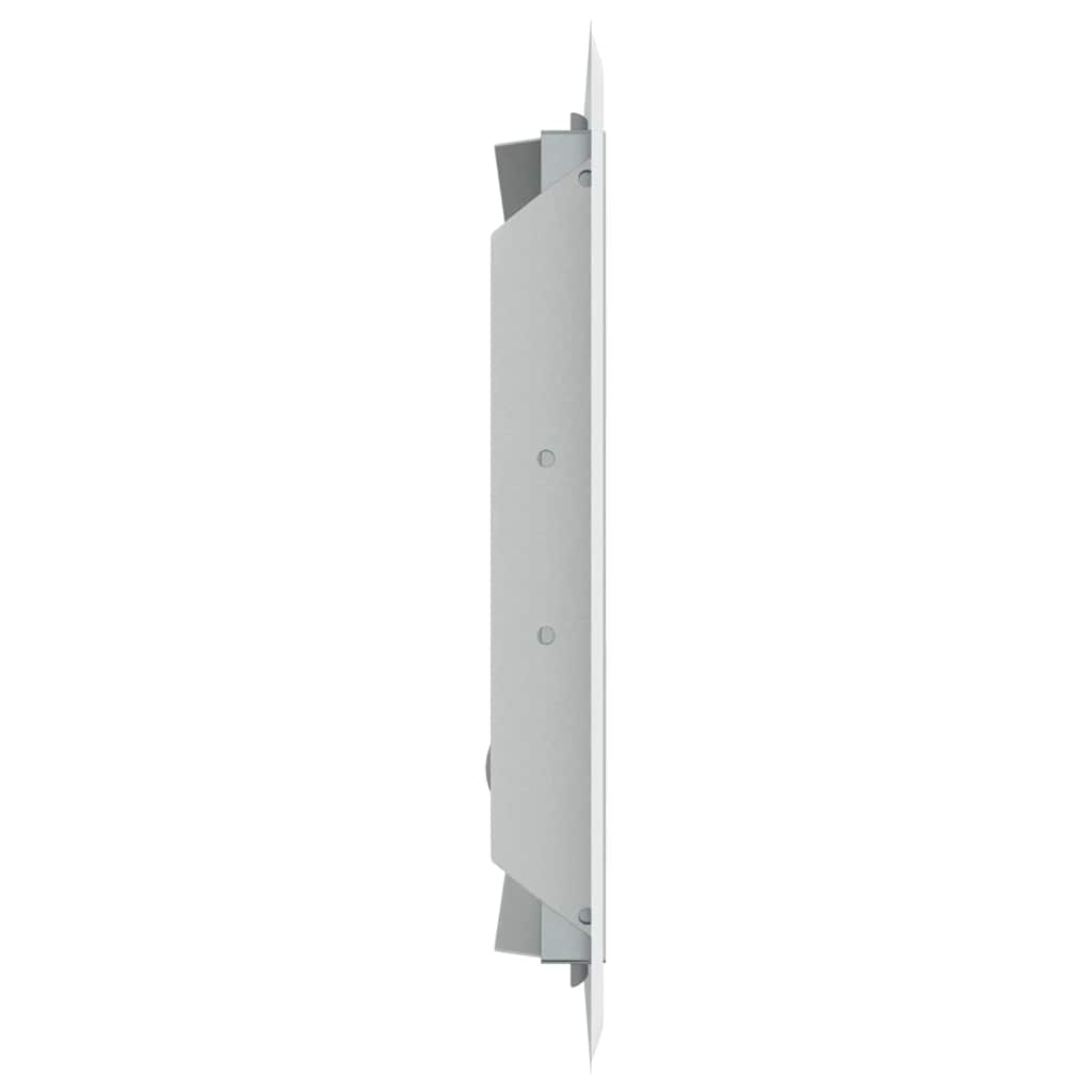 Zugangsklappe 2 Pcs Weiß 63 X 33 X 3 Cm Stahl