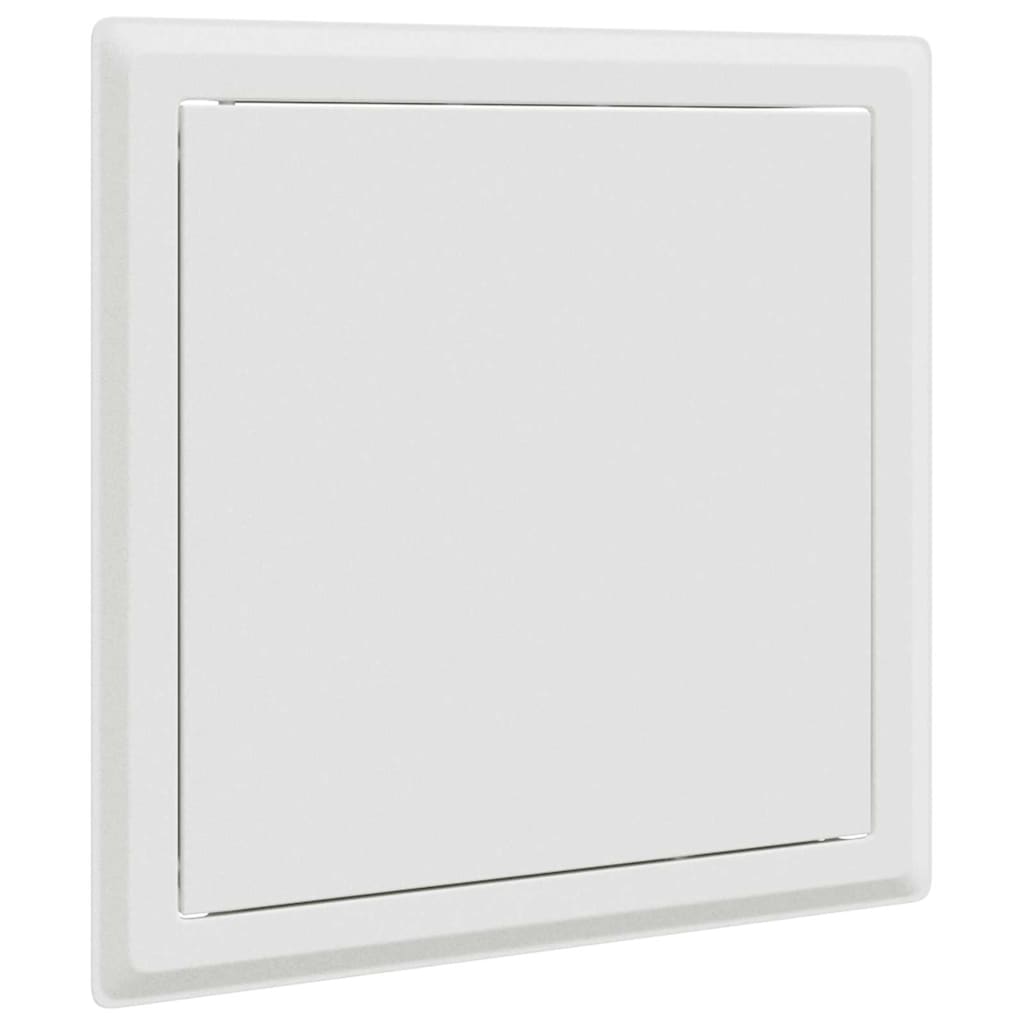Zugangsklappe 2 Pcs Weiß 23 X 23 X 3 Cm Stahl