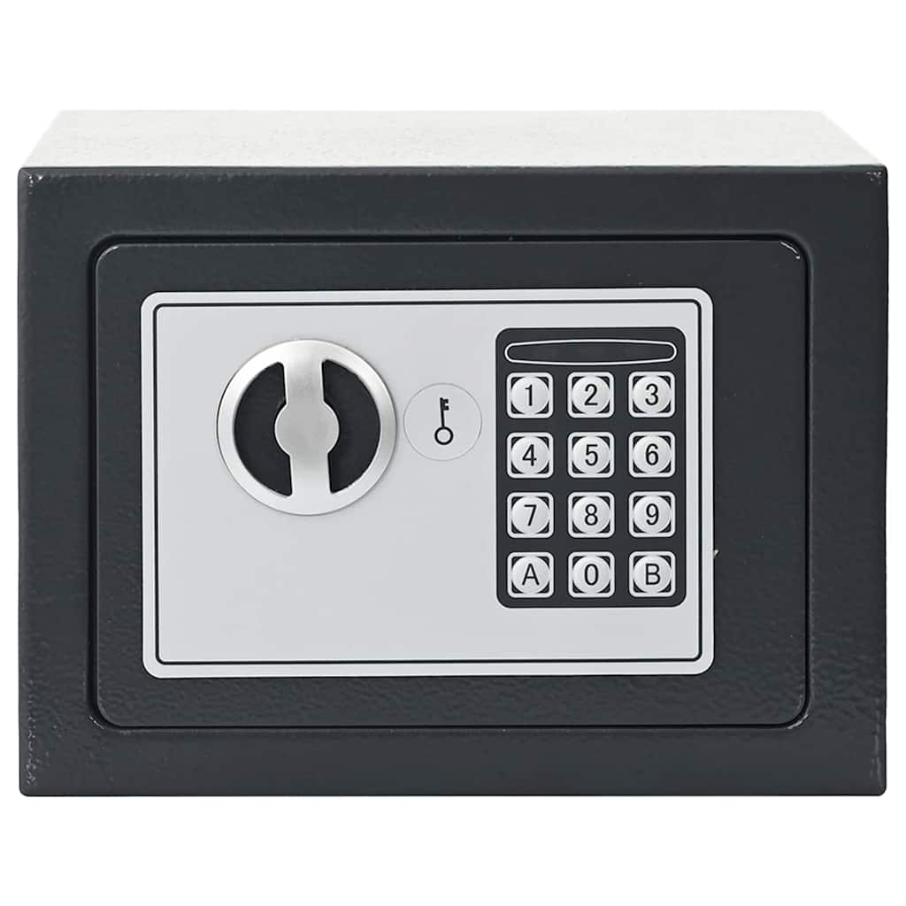 Digitaler Safe Mit Schloss Dunkelgrau Stahl