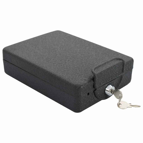 Auto Safe Mit Schloss Schwarz 22 X 16 X 7 Cm Stahl