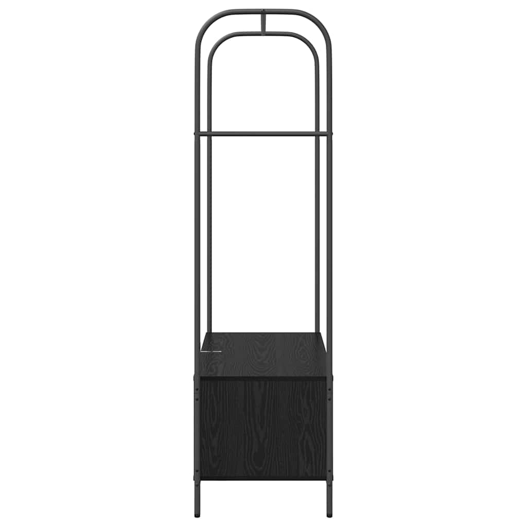 Kleiderständer Schwarz 100 X 44 X 160 Cm Holzwerkstoff
