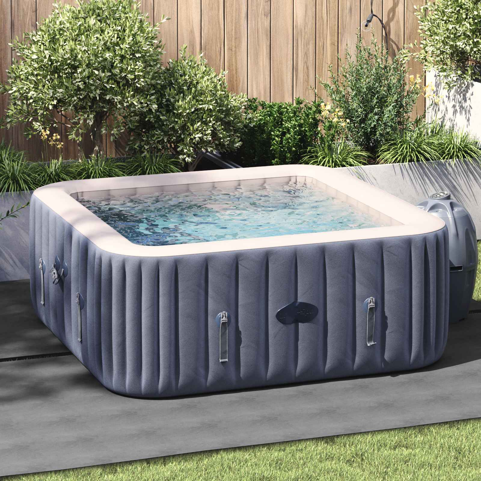 Bodenfolie Für Pools 274 X 274 X 0,1 Cm Vliesstoff