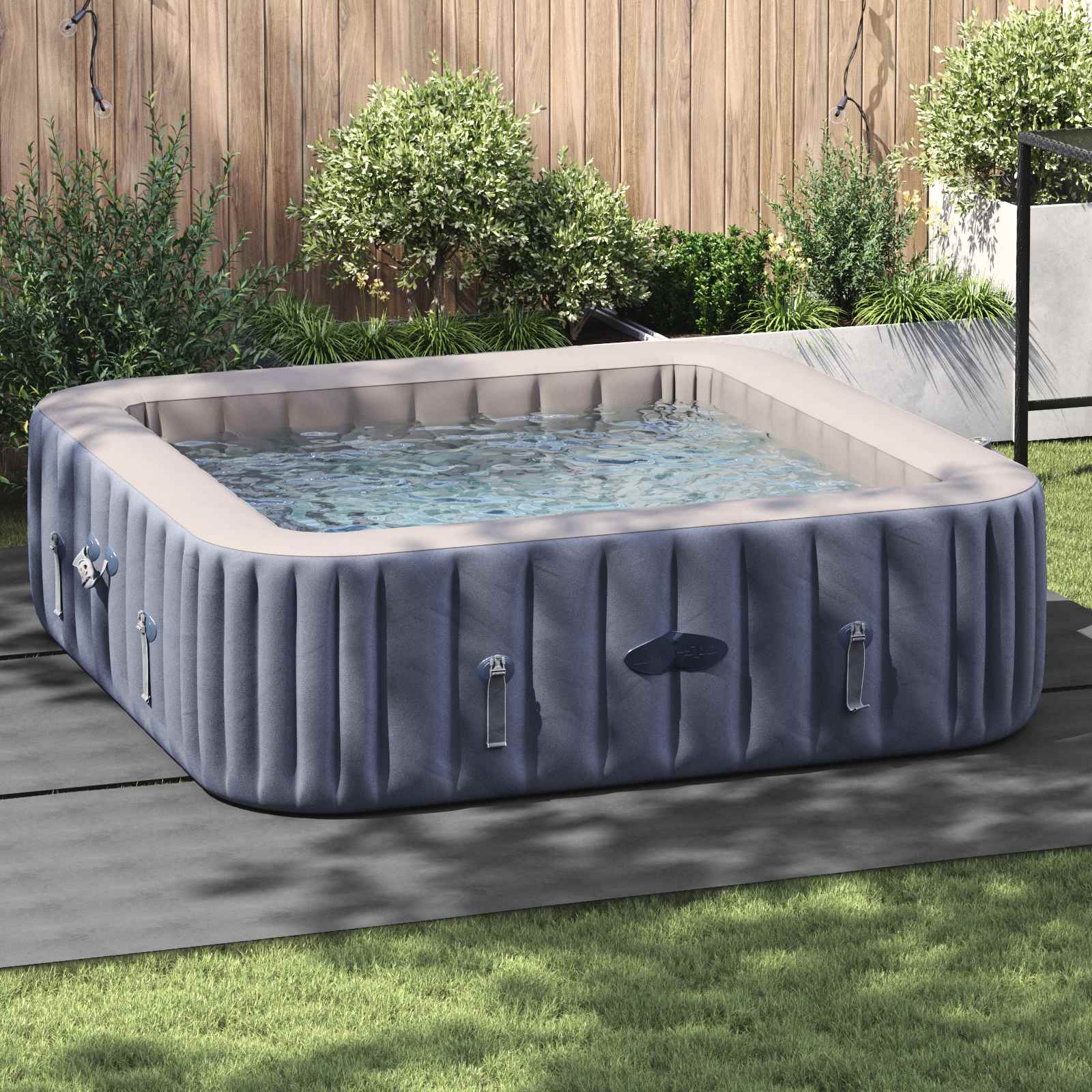 Bodenfolie Für Pools 274 X 274 X 0,1 Cm Vliesstoff