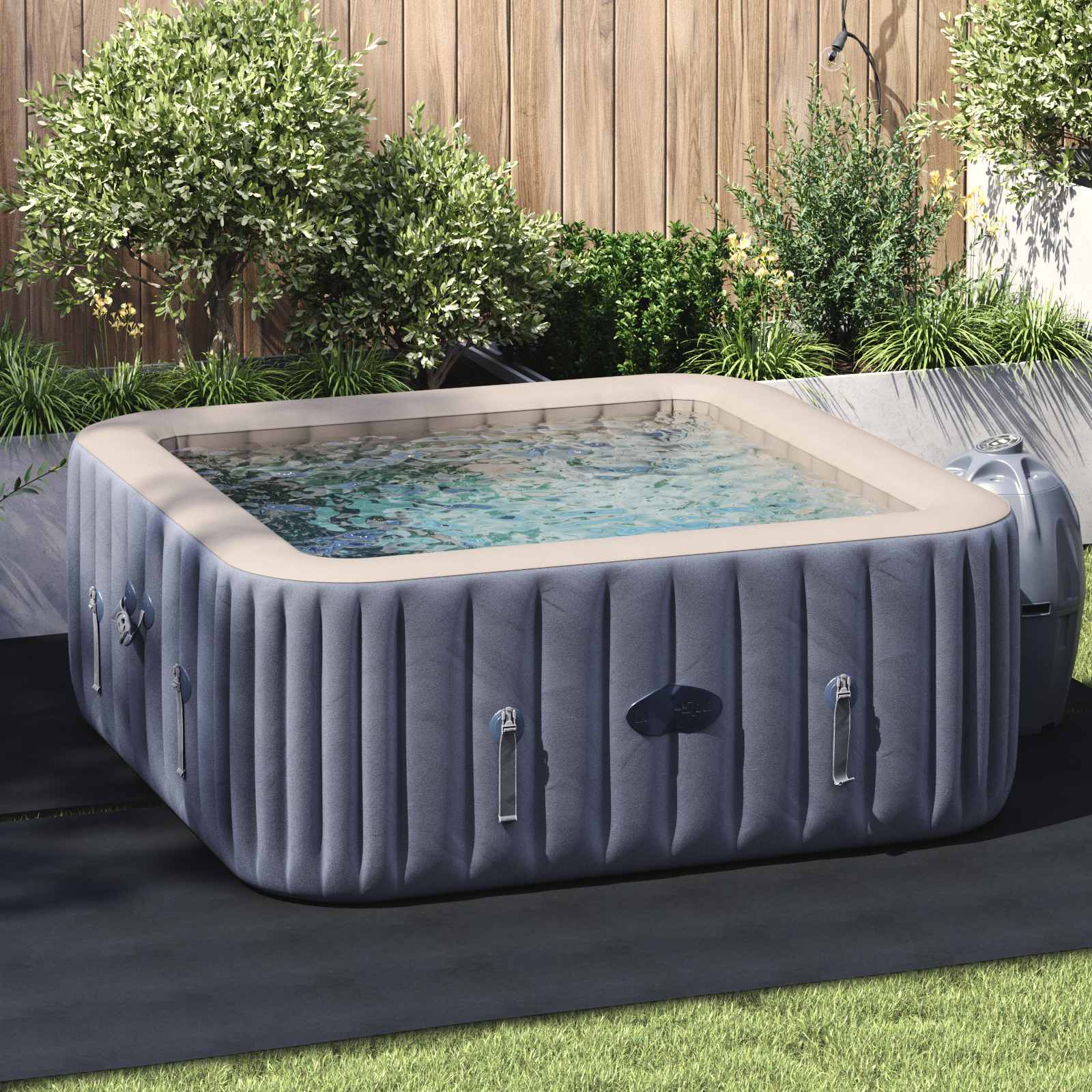 Bodenfolie Für Pools 274 X 274 X 0,1 Cm Vliesstoff