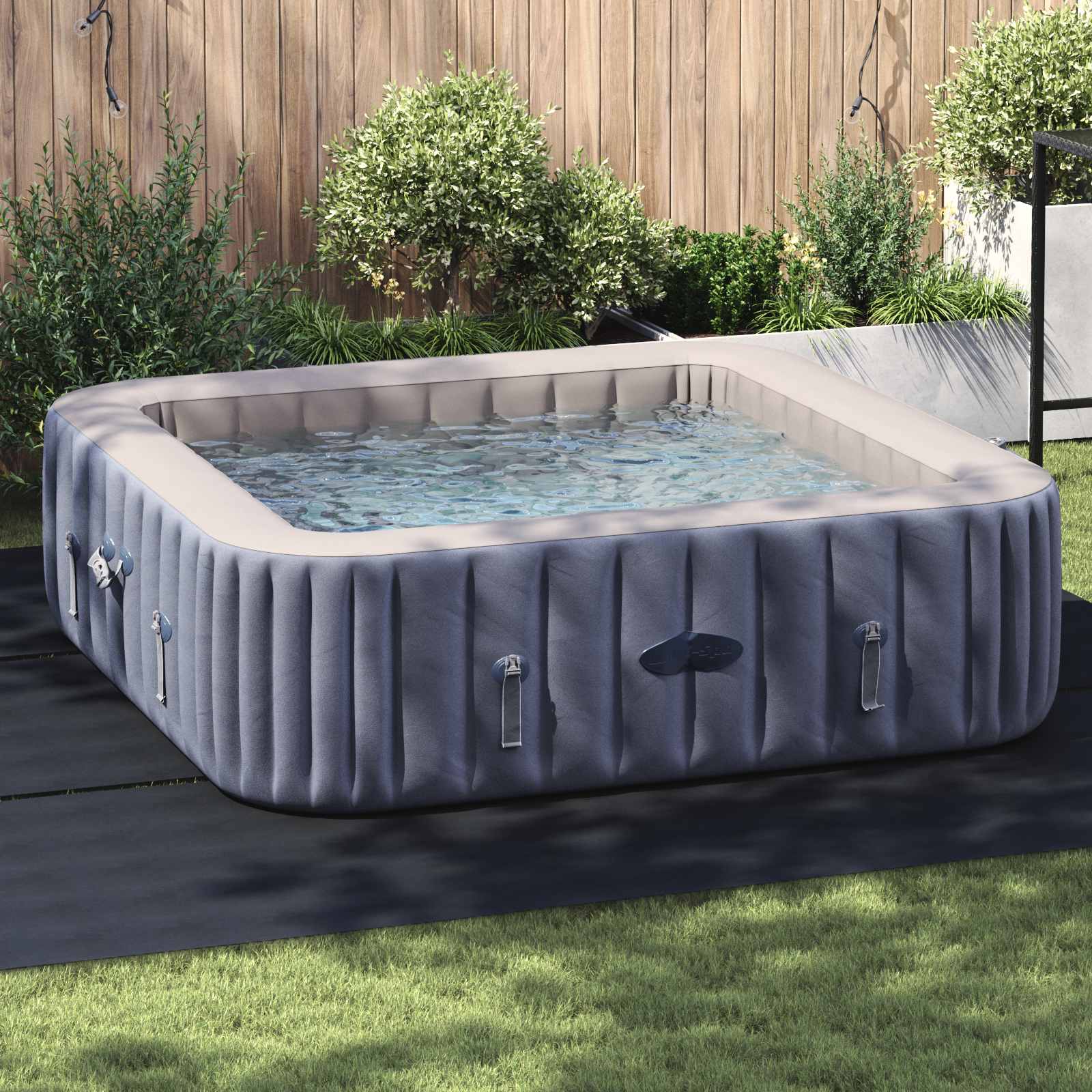 Bodenfolie Für Pools 274 X 274 X 0,1 Cm Vliesstoff