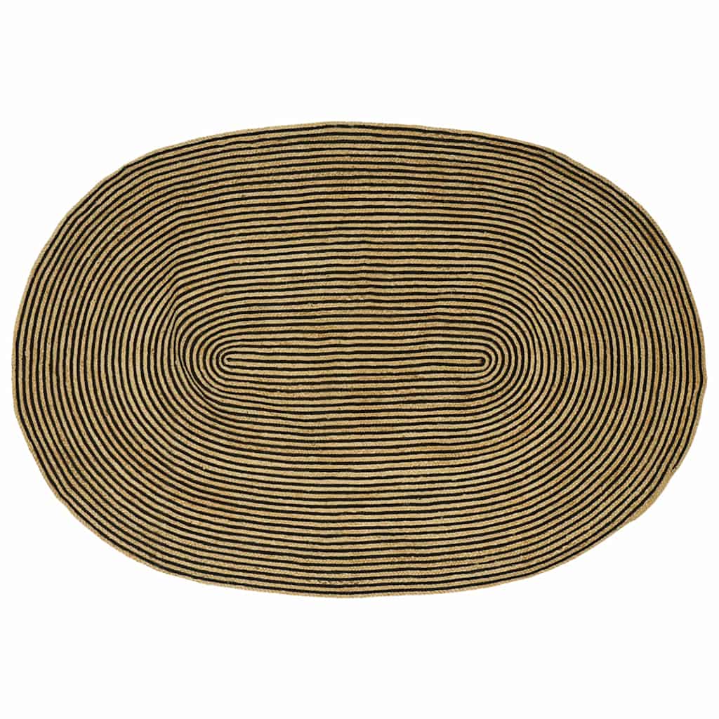Teppich Natürlich Und Weiß Jute