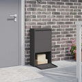 Paketdrop-Box Mit Speicher Mit Tür 44 X 22 X 82 Cm Stahl