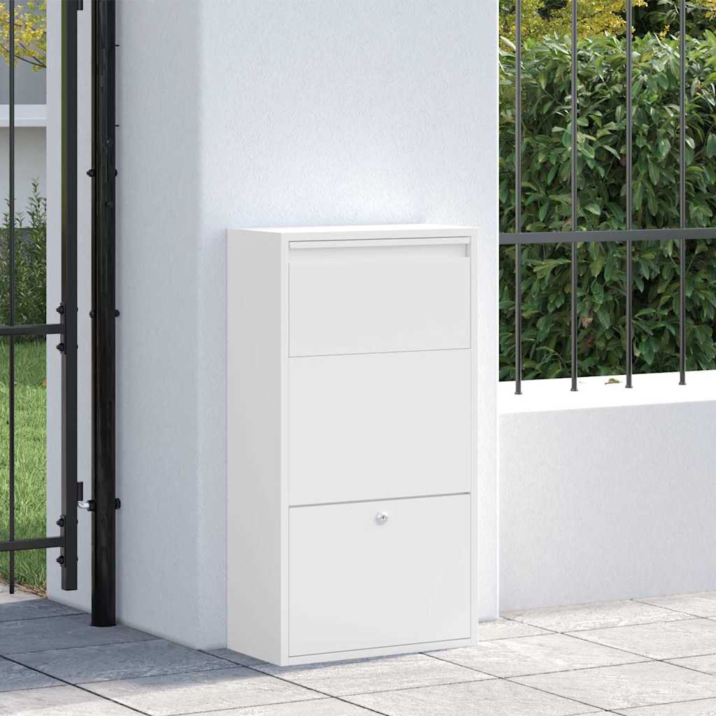 Paketdrop-Box Mit Speicher Mit Tür 44 X 22 X 82 Cm Stahl