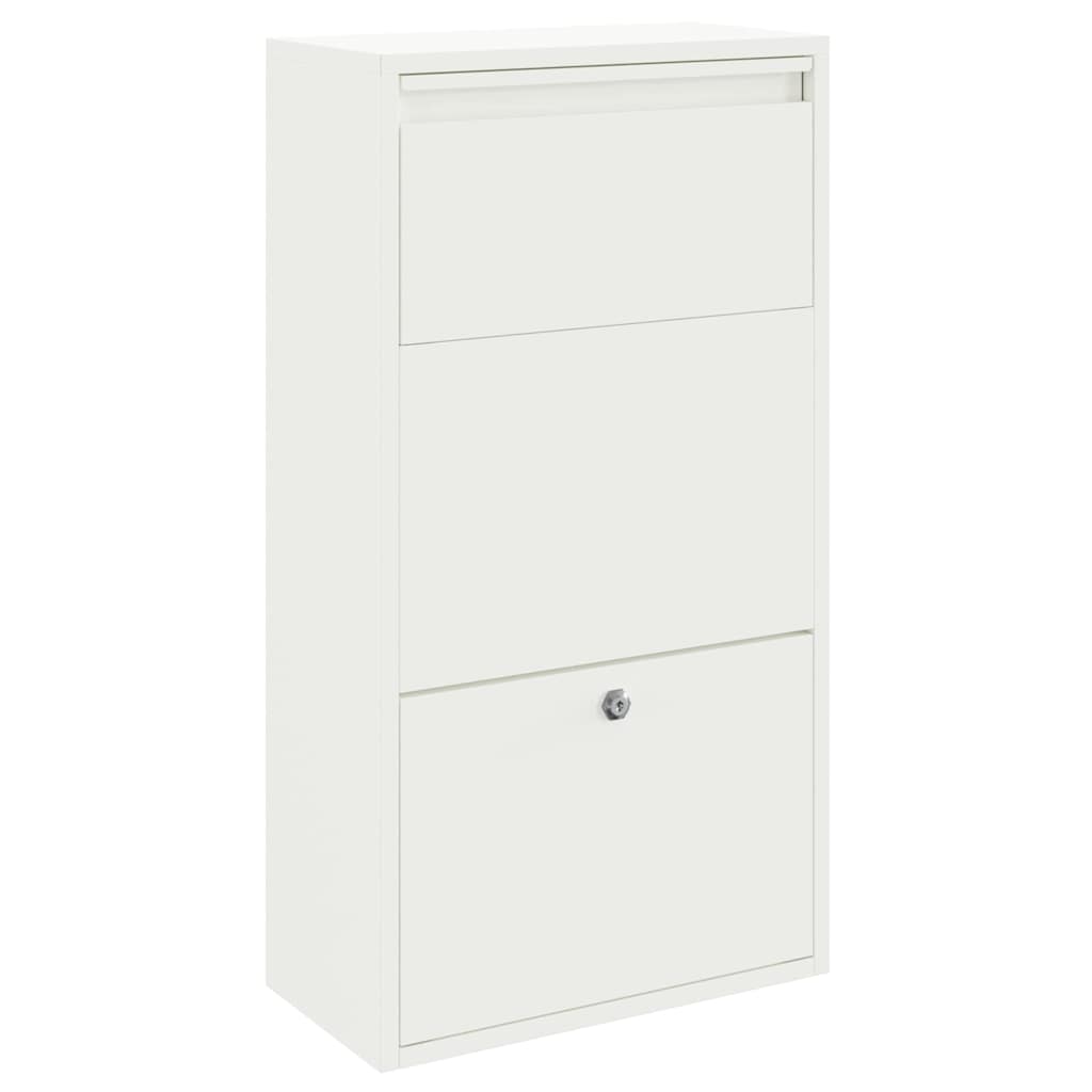 Paketdrop-Box Mit Speicher Mit Tür 44 X 22 X 82 Cm Stahl