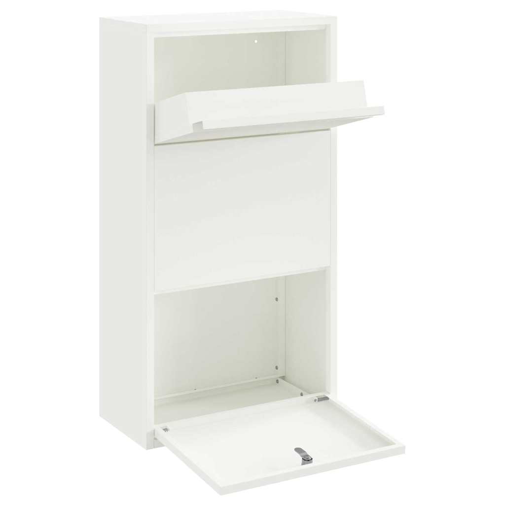 Paketdrop-Box Mit Speicher Mit Tür 44 X 22 X 82 Cm Stahl