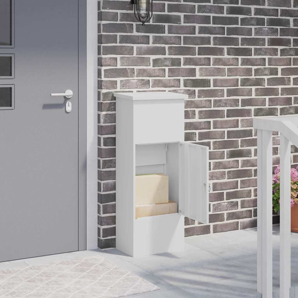 Paketdrop-Box Mit Speicher 44,5 X 29 X 110,5 Cm Stahl