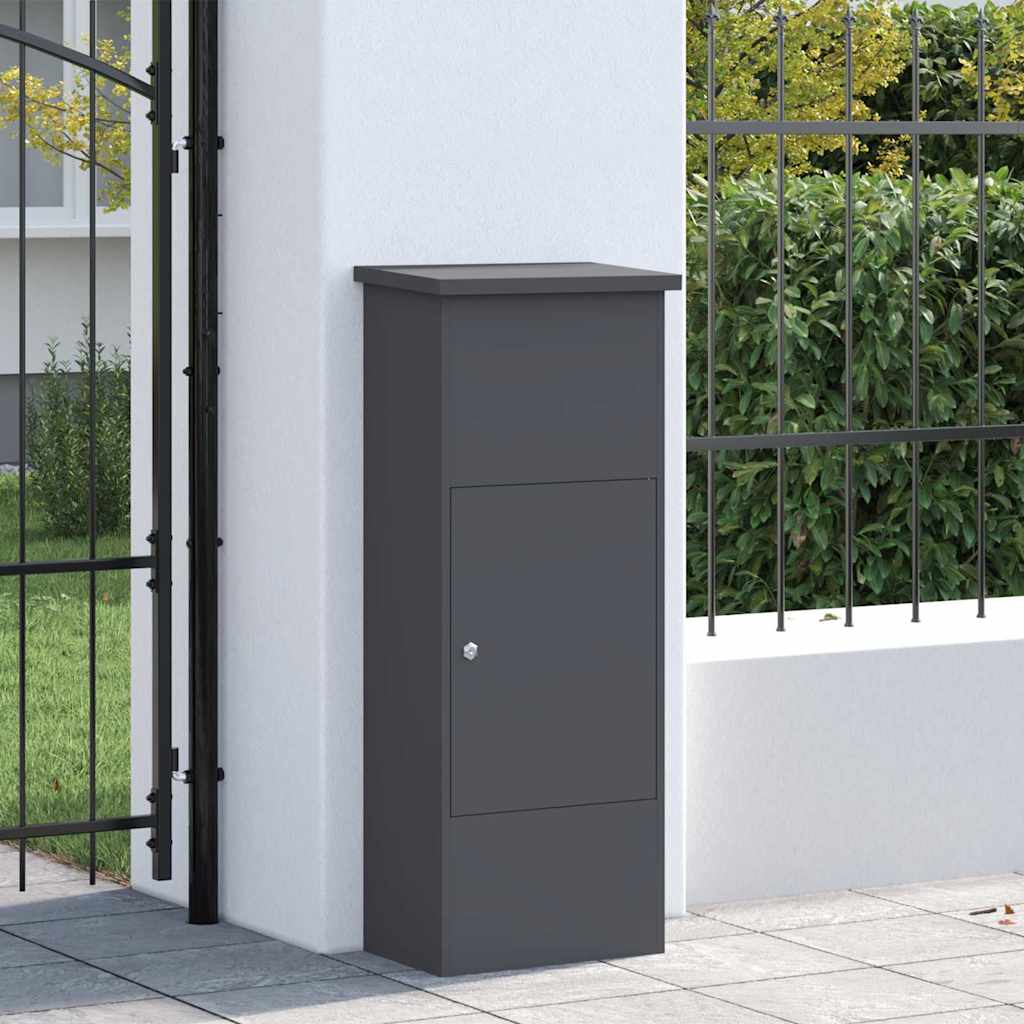 Paketdrop-Box Mit Speicher 44,5 X 29 X 110,5 Cm Stahl