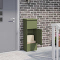 Paketdrop-Box Mit Speicher 44,5 X 29 X 110,5 Cm Stahl