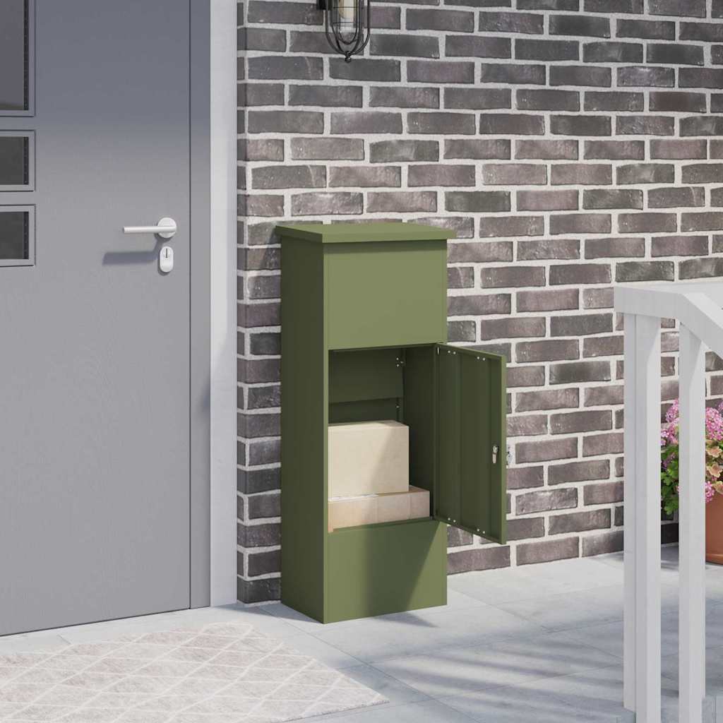 Paketdrop-Box Mit Speicher 44,5 X 29 X 110,5 Cm Stahl
