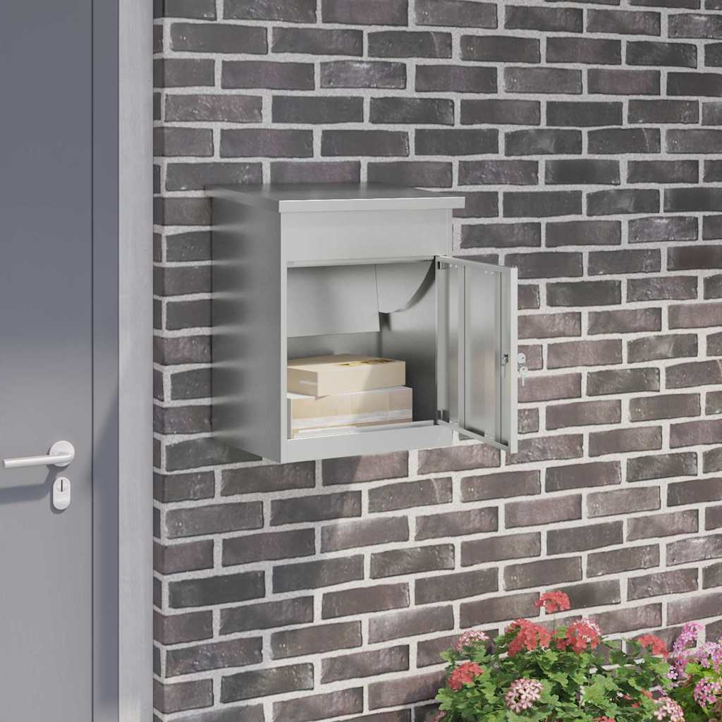 Paketdrop-Box Mit Speicher 47,5 X 38 X 59 Cm Stahl
