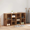 Schuhbank Mit Regal 103 X 30 X 54,5 Cm Holzwerkstoff