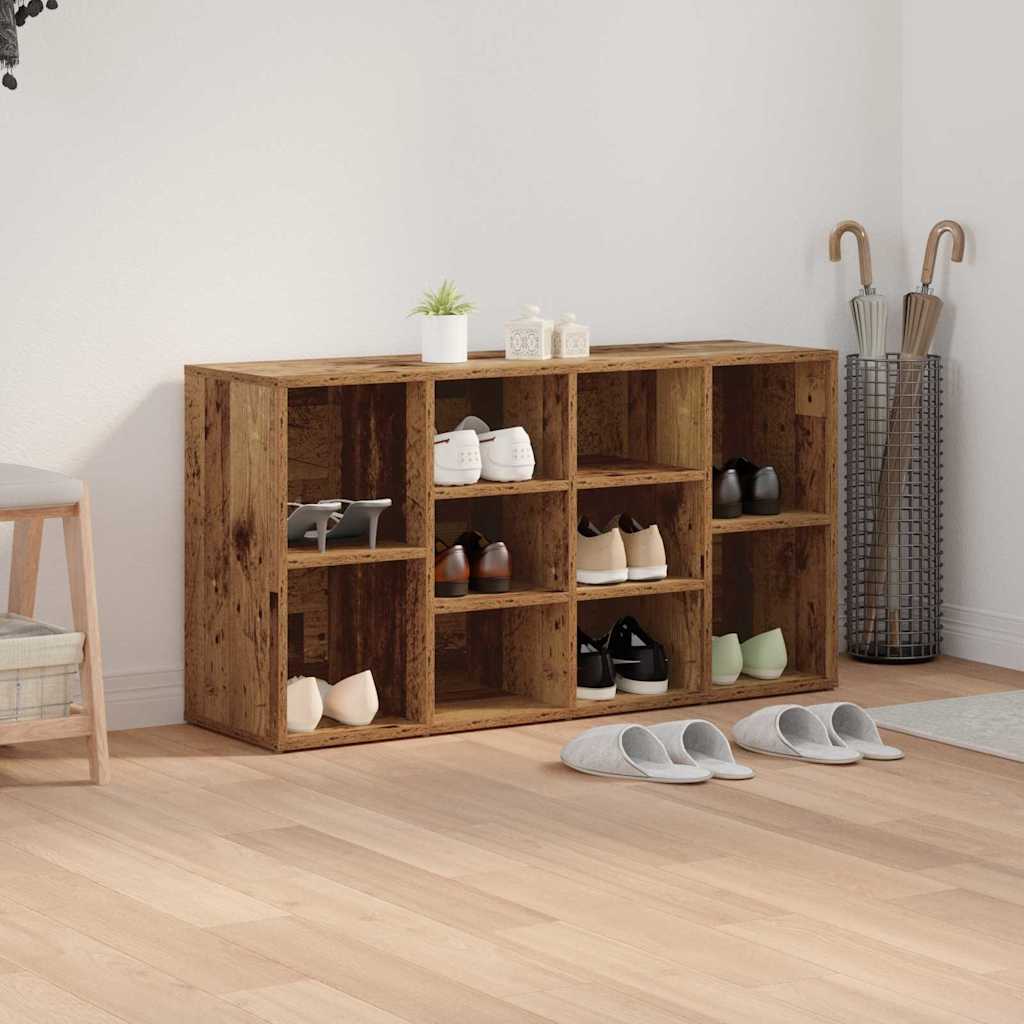 Schuhbank Mit Regal 103 X 30 X 54,5 Cm Holzwerkstoff