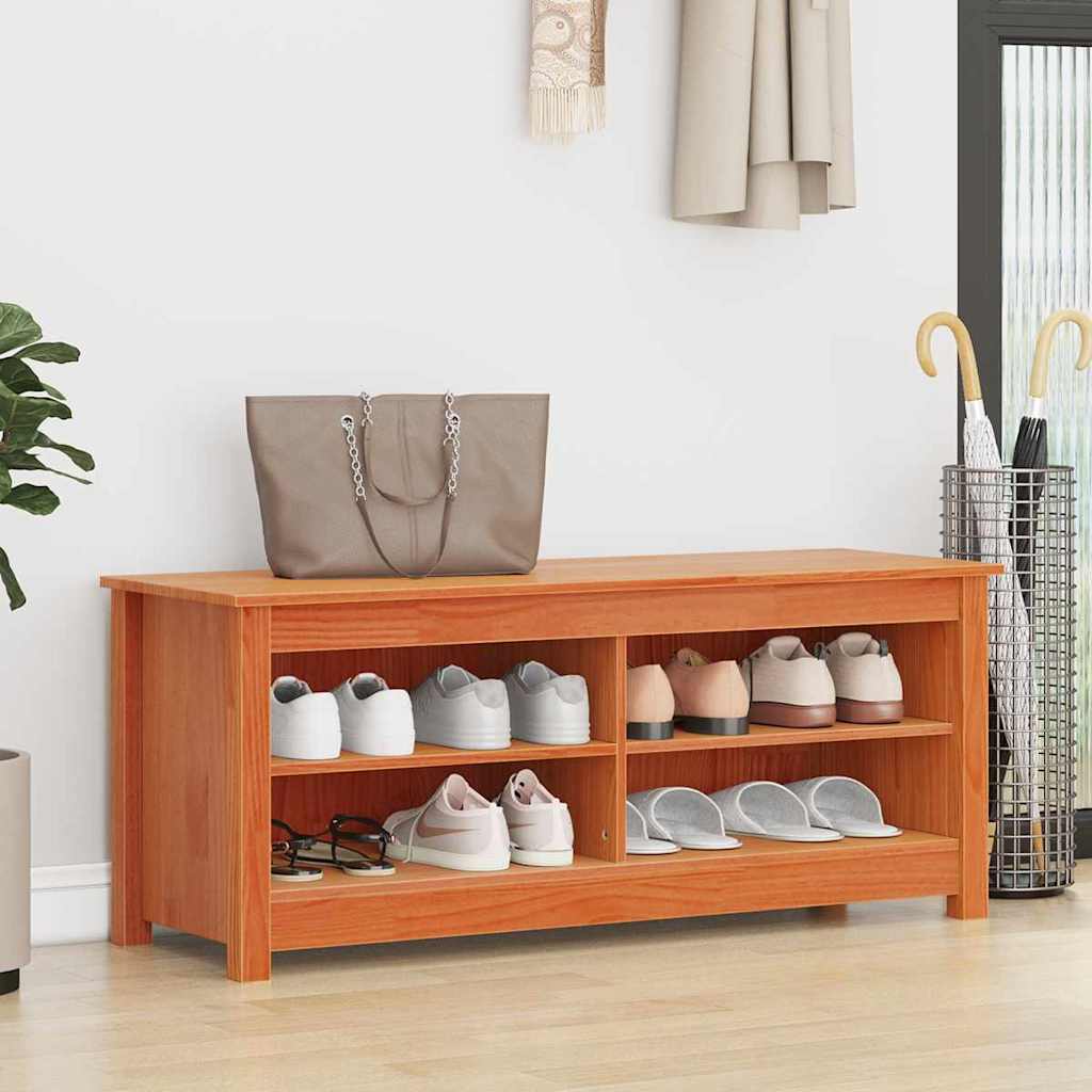 Sitzbank Mit Stauraum Mit Regal 110 X 38 X 45,5 Cm