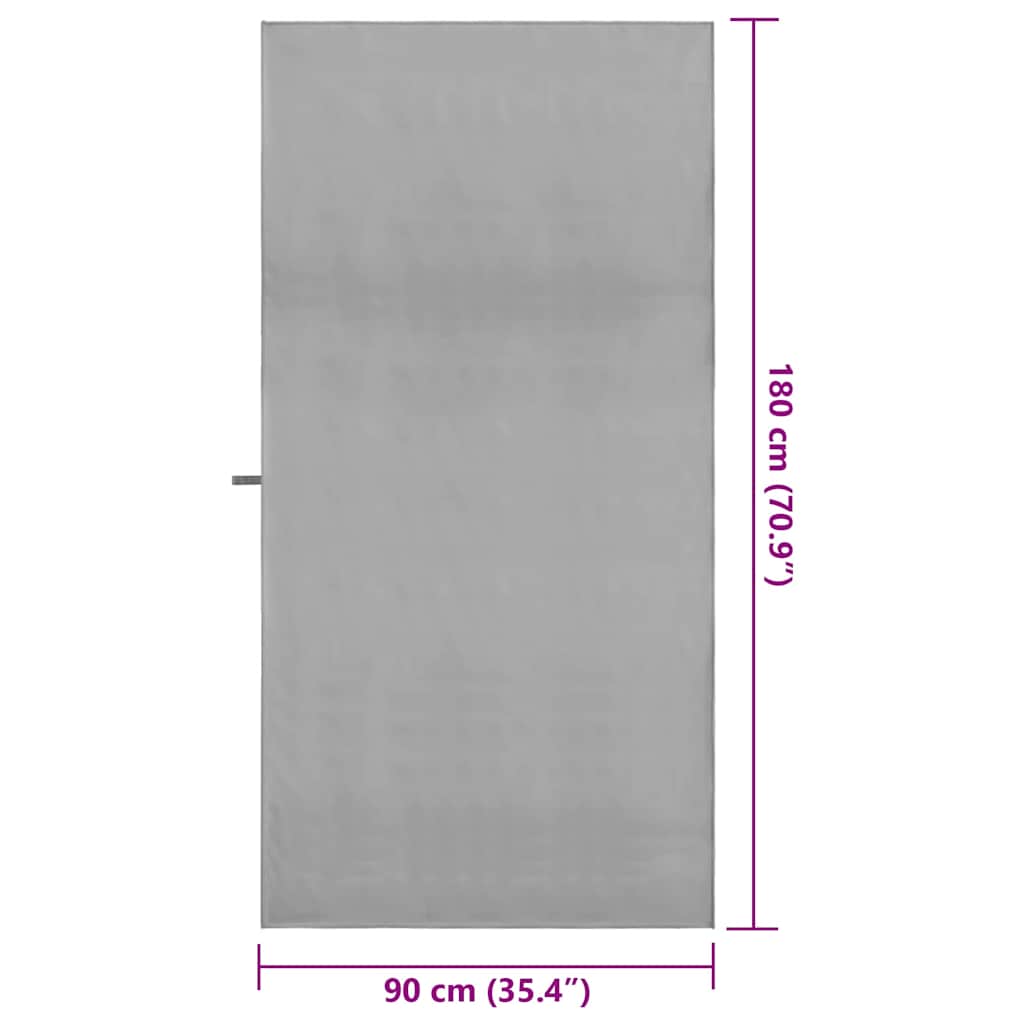 Sporthandtücher 2 Pcs 90 X 180 Cm