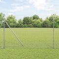 Zaunpfosten 12 Pcs Pulverbeschichteter Stahl