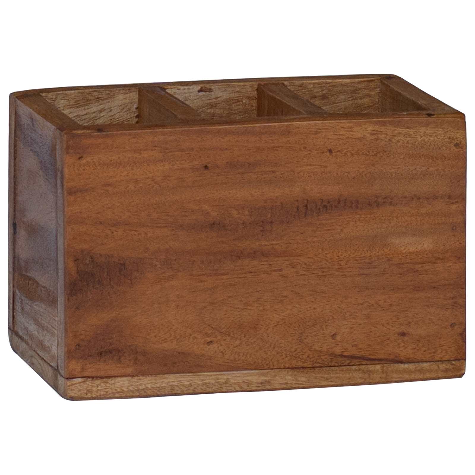 Bleistiftetui Mehrfarbig 18 X 10 X 12 Cm Massives Mahagoni Holz