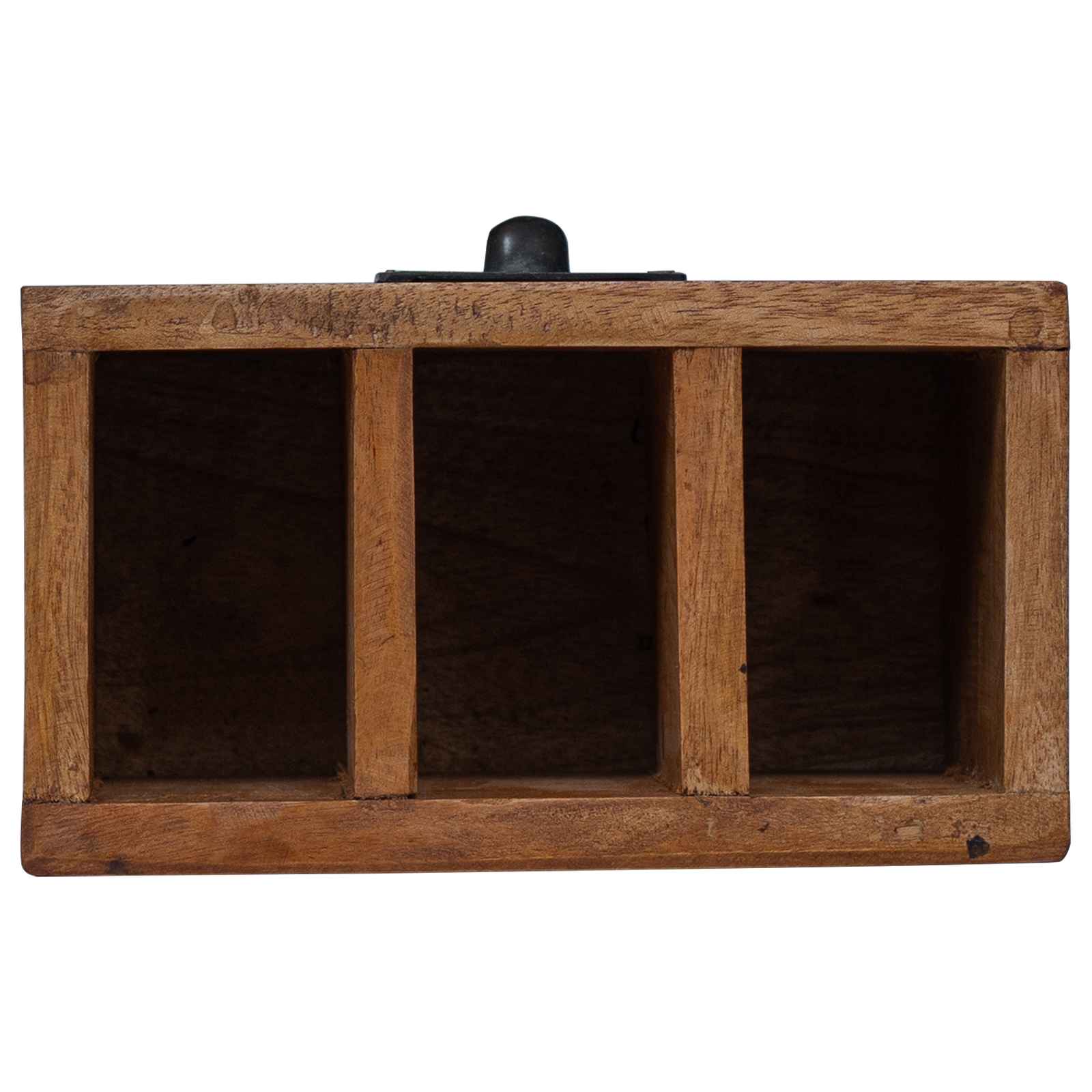 Bleistiftetui Mehrfarbig 18 X 10 X 12 Cm Massives Mahagoni Holz