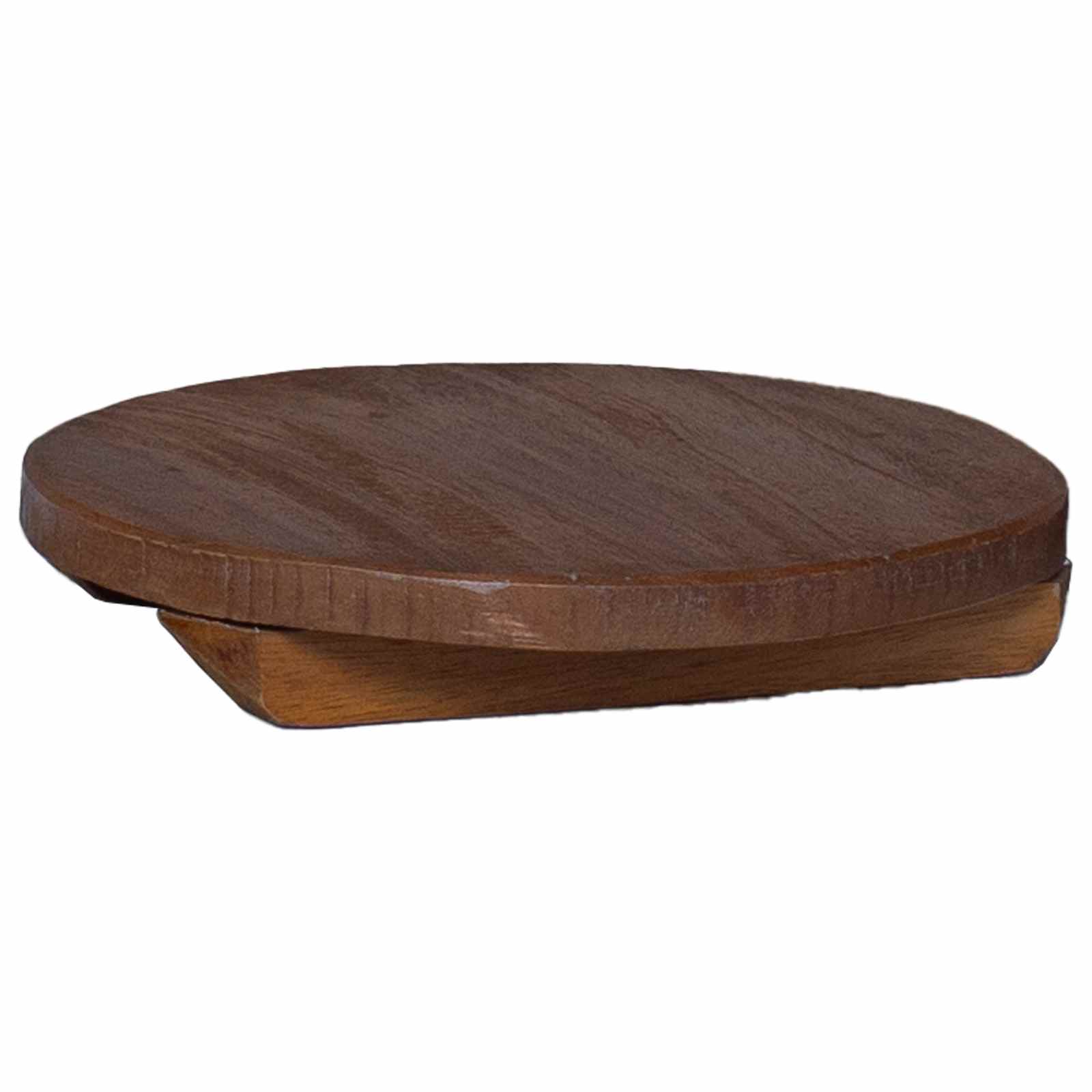 Pflanzenhocker 3 Pcs Braun Mahagoni Holz