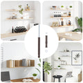 Schwebende Regalträger 12 Pcs Beige Stahl