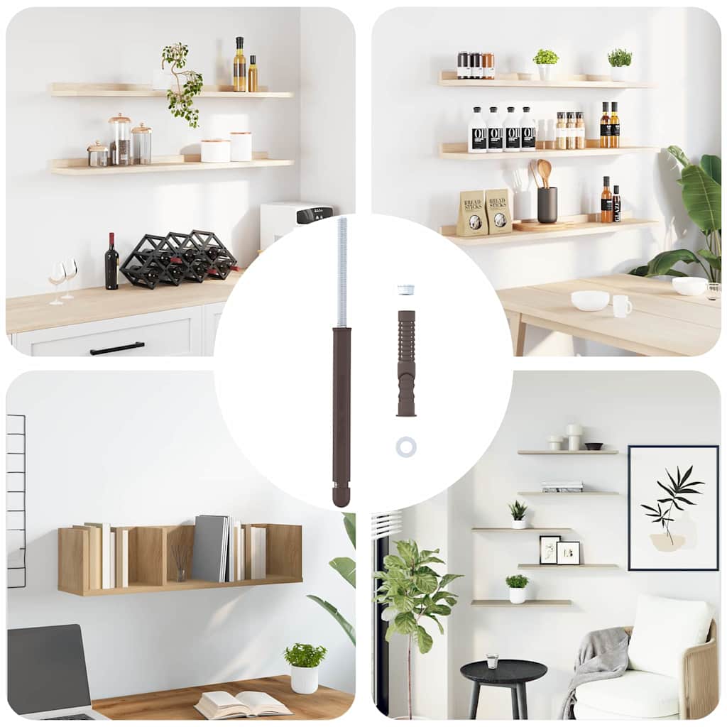 Schwebende Regalträger 12 Pcs Beige Stahl