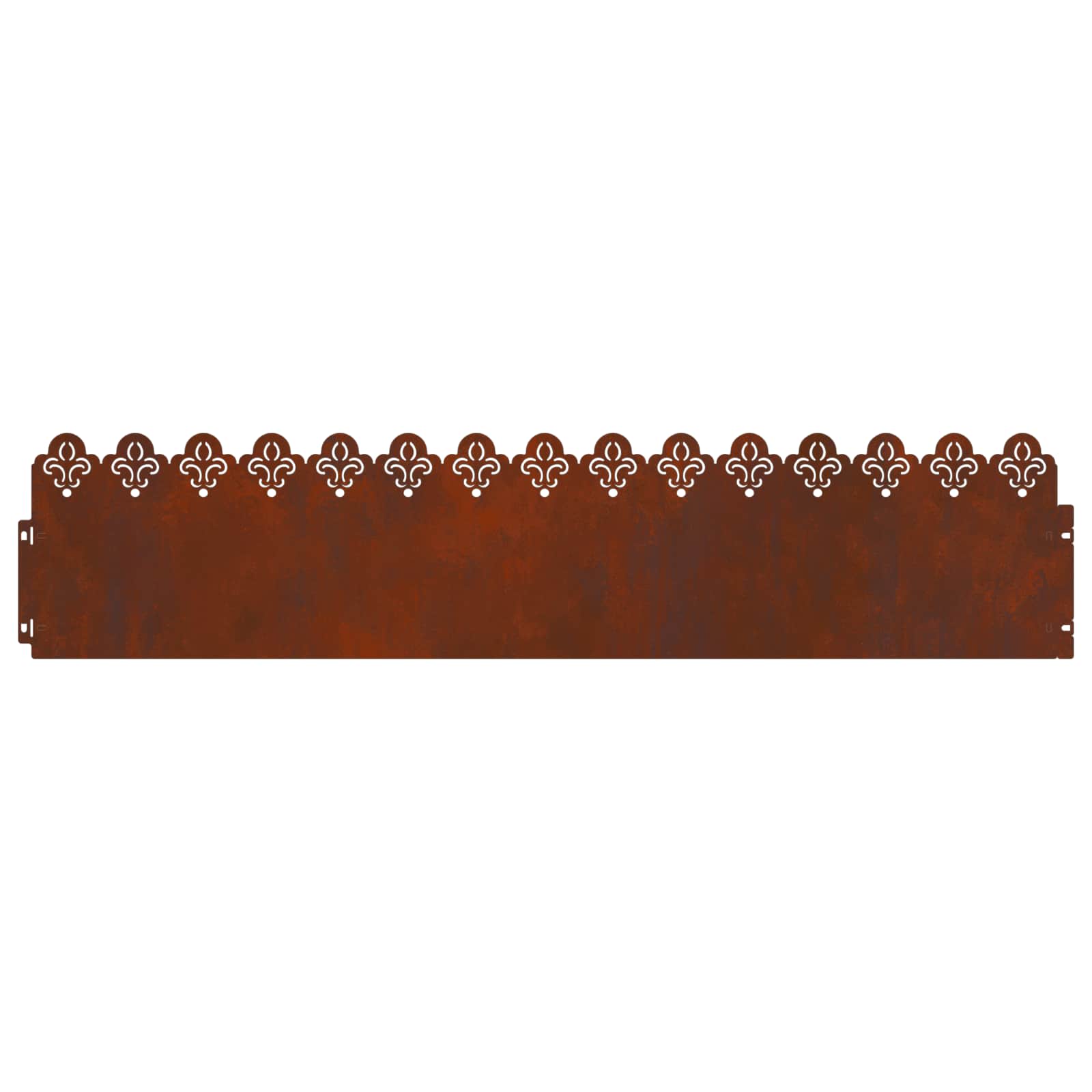 Rasenkanten 10 Pcs Rostig 103 X 0,05 X 22 Cm Wetterfeststahl