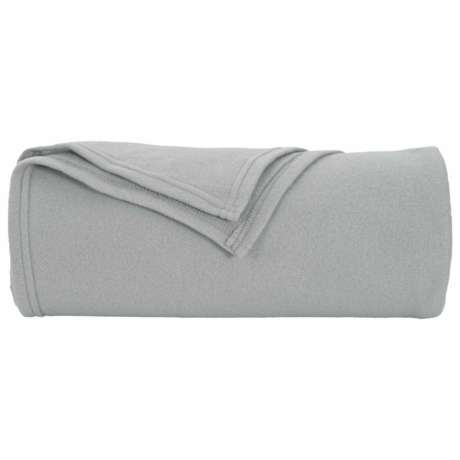 Überwurfdecke 170 X 130 Cm Fleece Grau