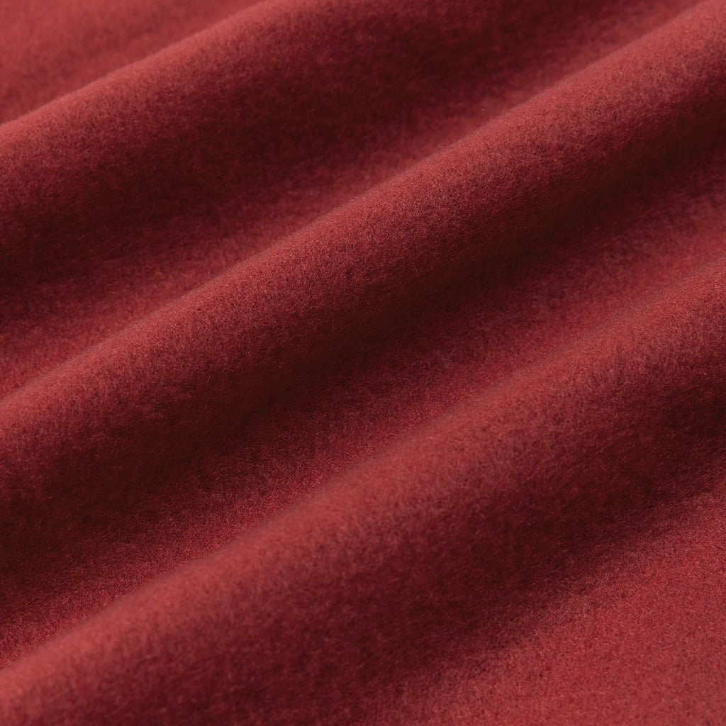 Überwurfdecke 170 X 130 Cm Fleece Bordeauxrot