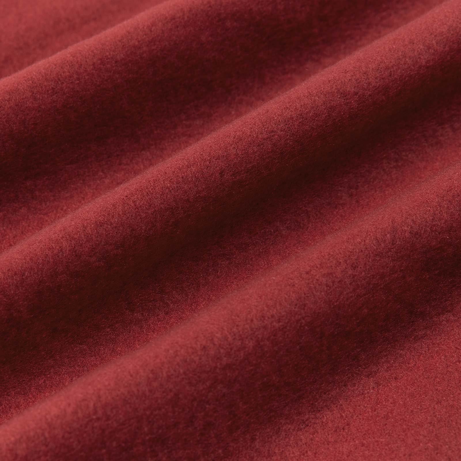 Überwurfdecke 170 X 130 Cm Fleece Bordeauxrot