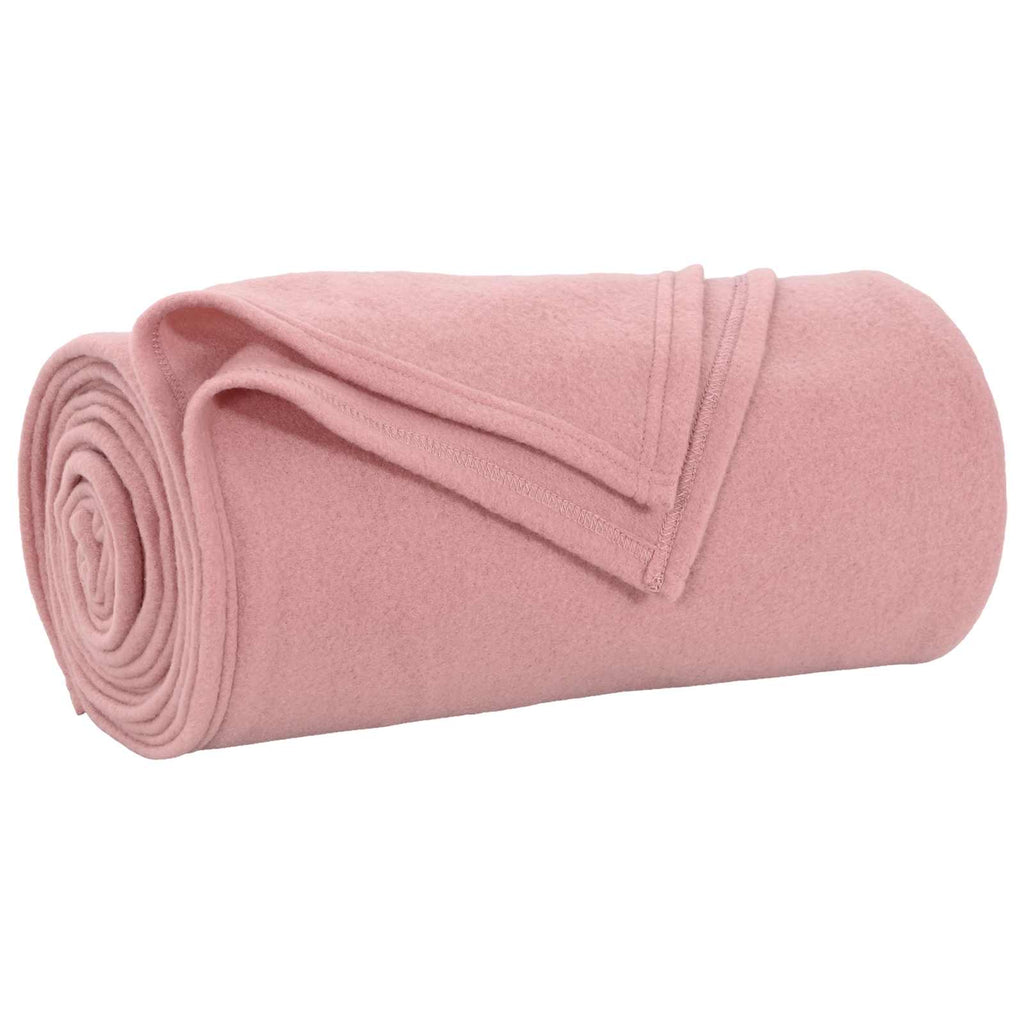 Überwurfdecke 170 X 130 Cm Fleece Rosa