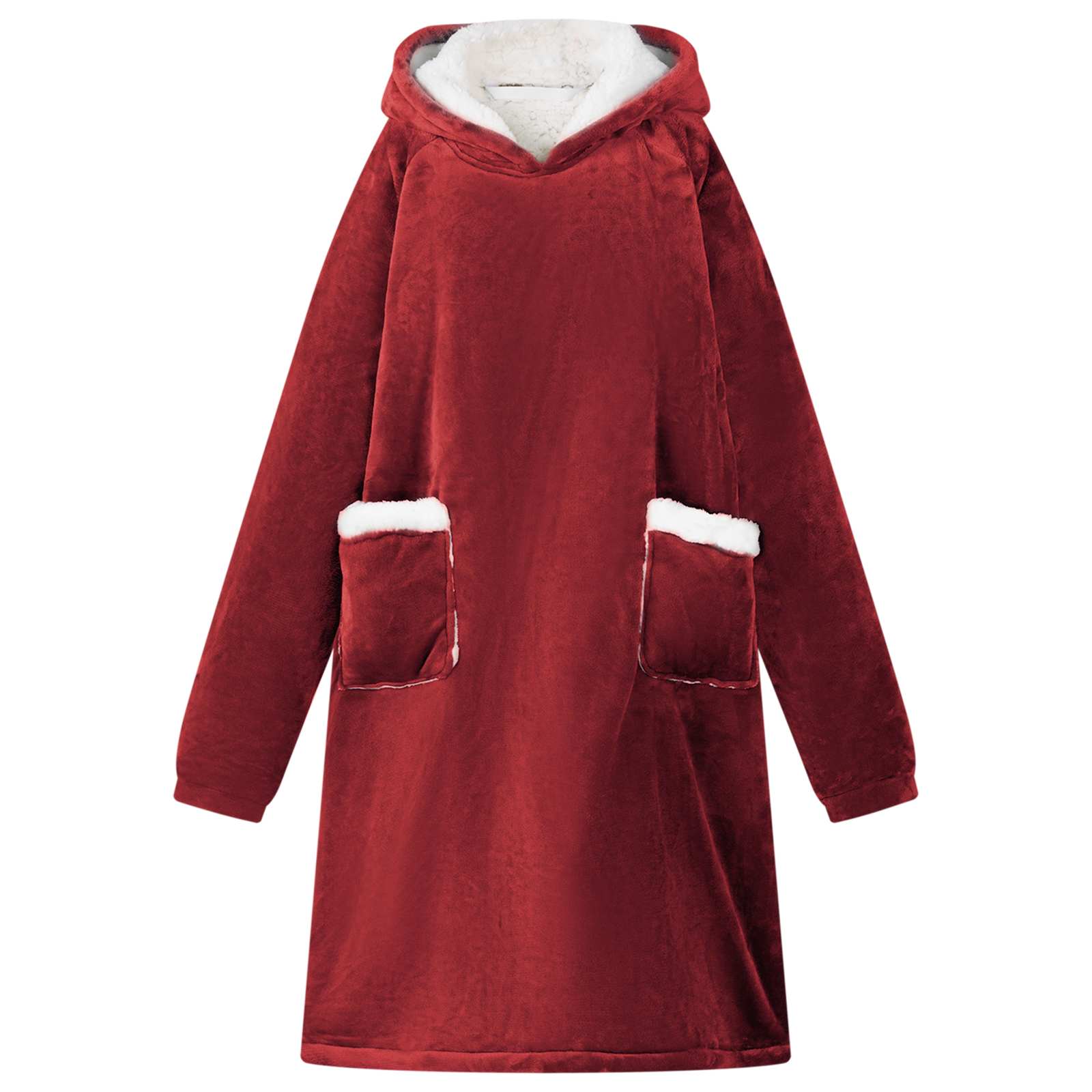 Decken-Hoodie Fleece Und Flanell