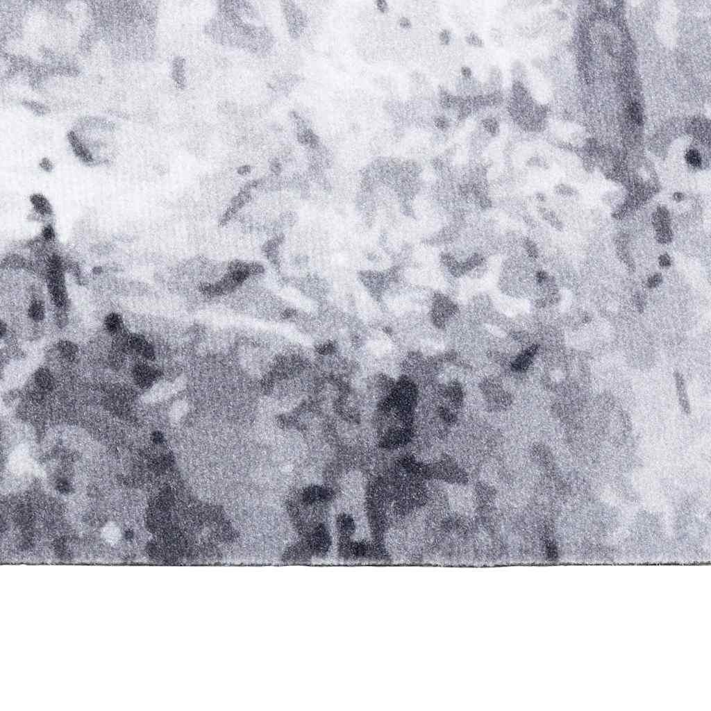 Küchen Teppich Grau 180 X 60 Cm Samt Raues Beton