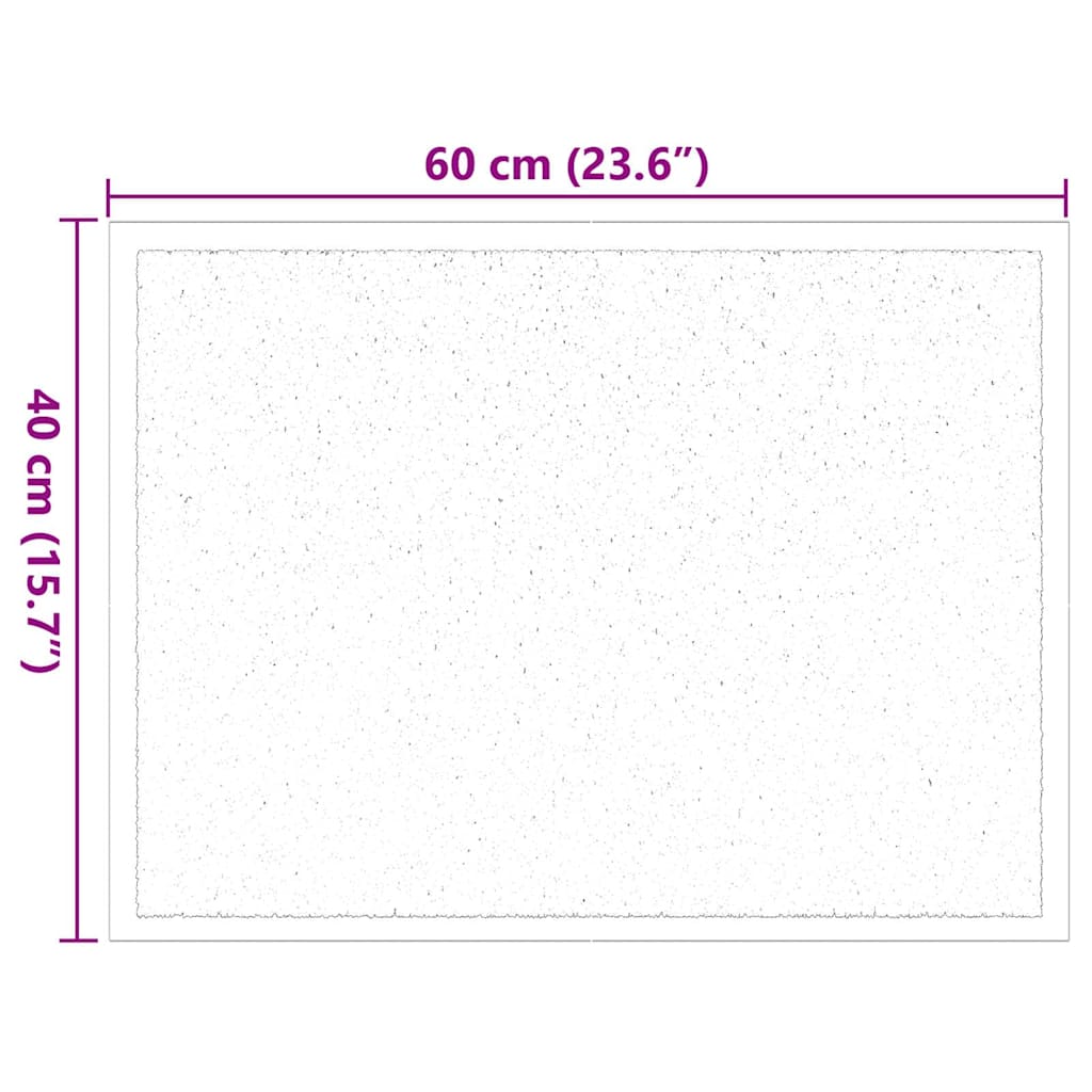 Fußmatte 60 X 40 X 1,2 Cm Teddystoff