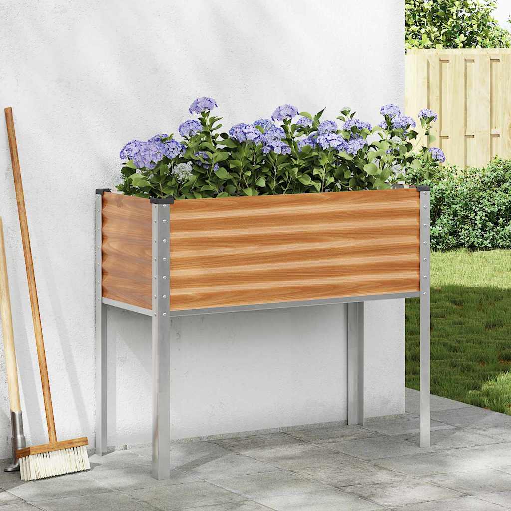 Garten-Pflanzgefäß Grün Stahl