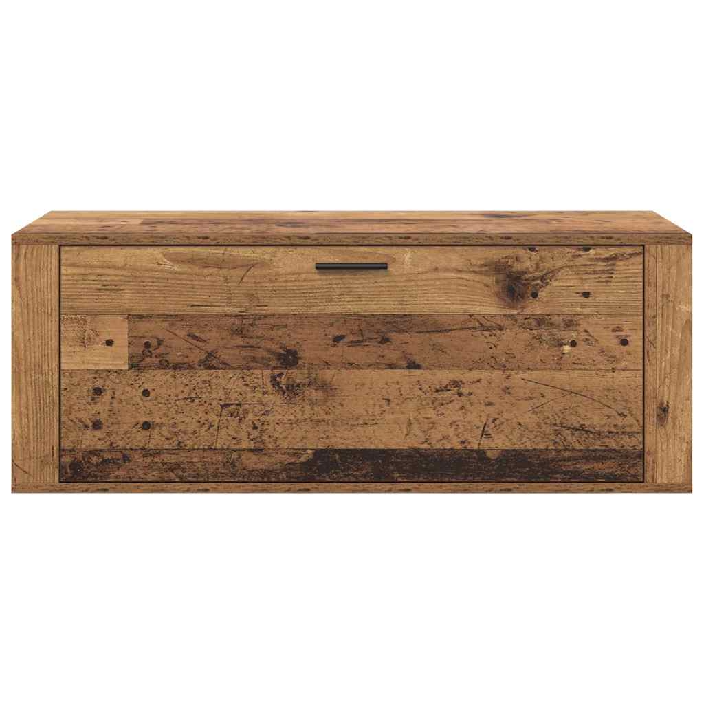 Schuhschrank Mit Regal 100 X 35 X 38 Cm Holzwerkstoff