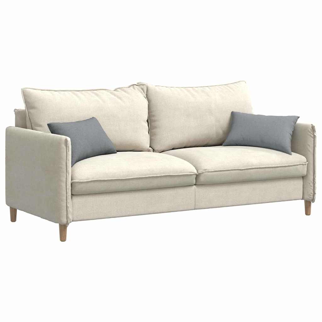 Sofakissen 2 Pcs 50 X 30 Cm Stoff Hellgrau