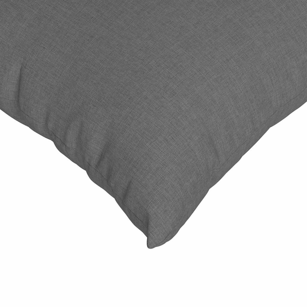 Sofakissen 2 Pcs 50 X 30 Cm Stoff Dunkelgrau