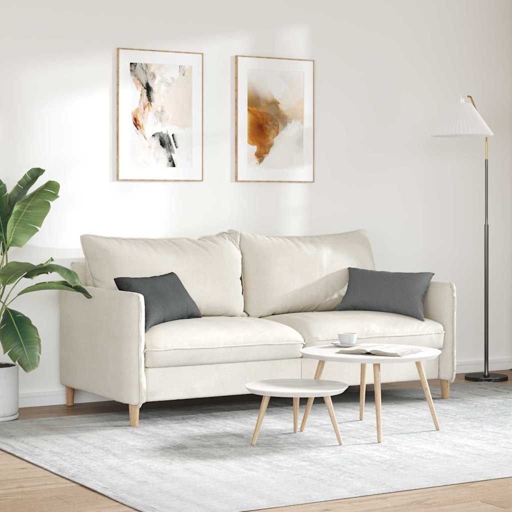 Sofakissen 2 Pcs 50 X 30 Cm Stoff Dunkelgrau