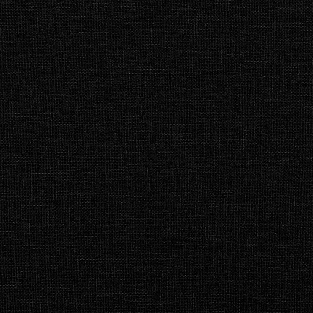 Sofakissen 2 Pcs 50 X 30 Cm Stoff Schwarz