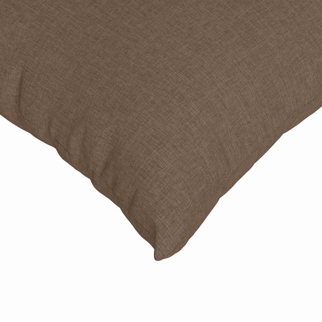 Sofakissen 2 Pcs 50 X 30 Cm Stoff Braun