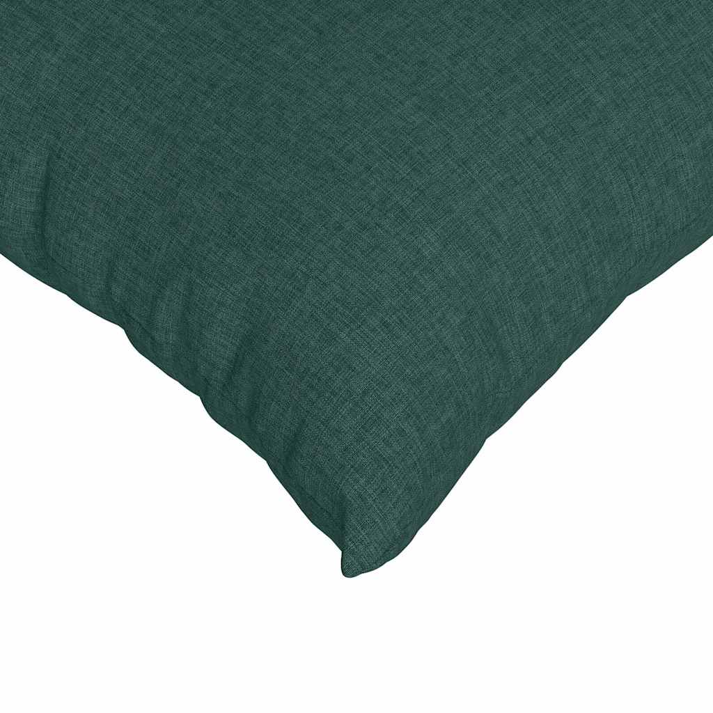 Sofakissen 2 Pcs 50 X 30 Cm Stoff Dunkelgrün