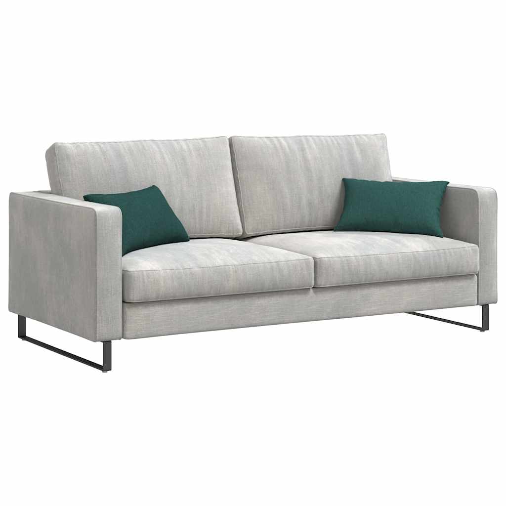 Sofakissen 2 Pcs 50 X 30 Cm Stoff Dunkelgrün