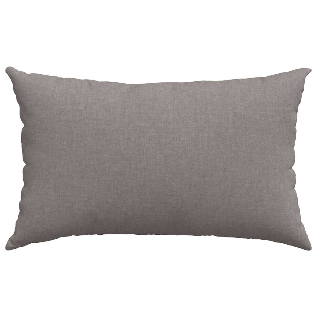 Sofakissen 2 Pcs 50 X 30 Cm Stoff Taupe