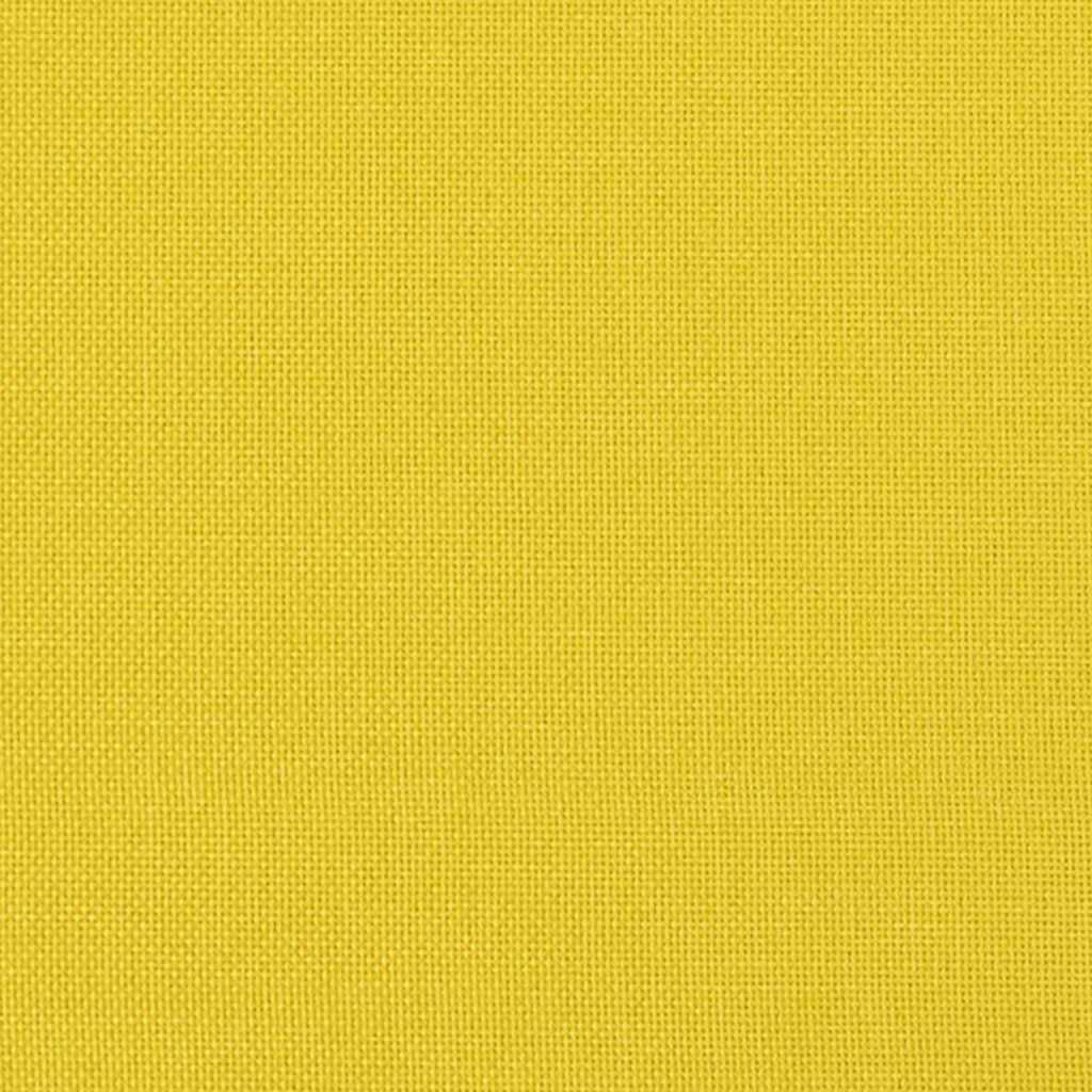 Sofakissen 2 Pcs Helles Gelb 50 X 30 Cm Stoff Hellgelb