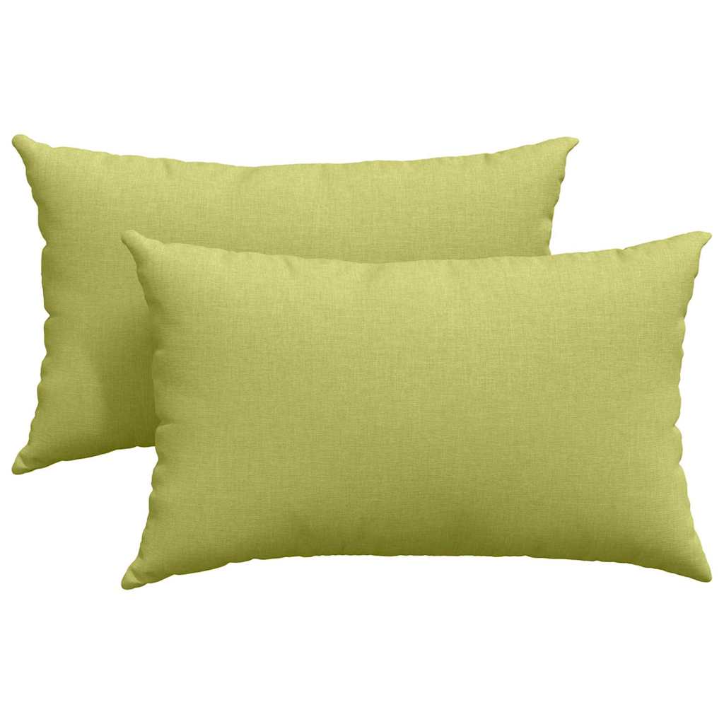 Sofakissen 2 Pcs 50 X 30 Cm Stoff Hellgrün