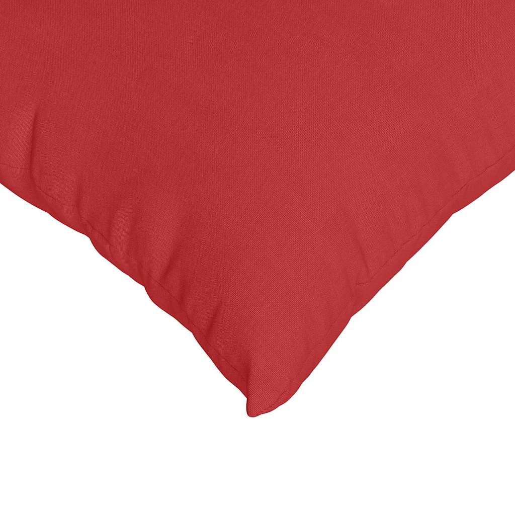 Sofakissen 2 Pcs 50 X 30 Cm Stoff Rot